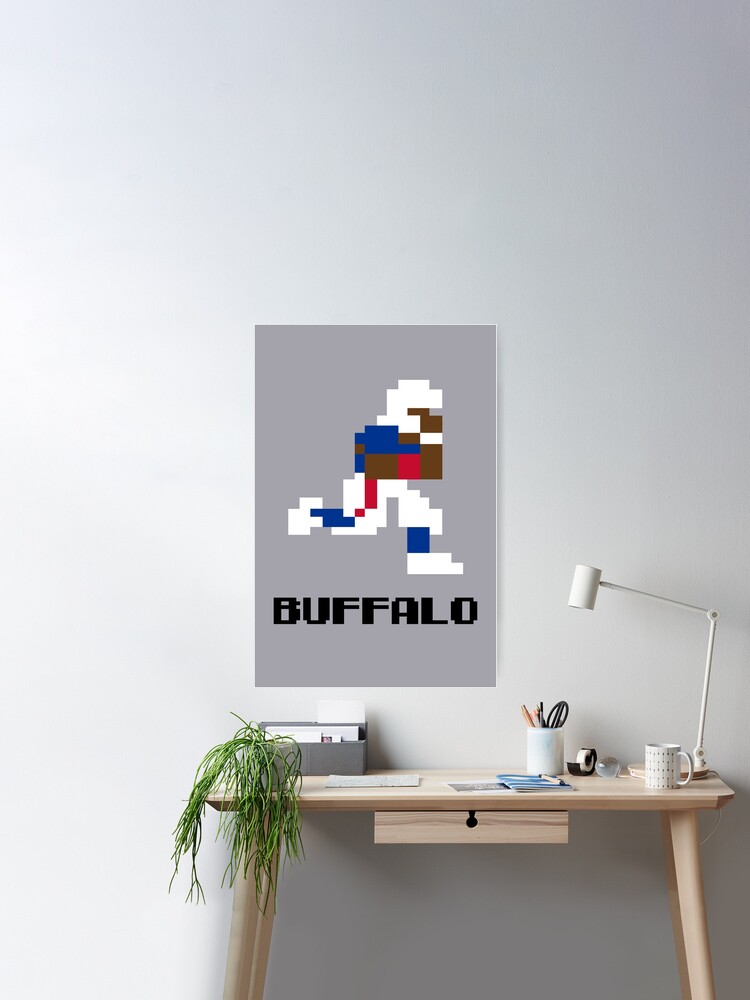 8 bit Buffalo Football 2' Poster for Sale by SaturdayACD