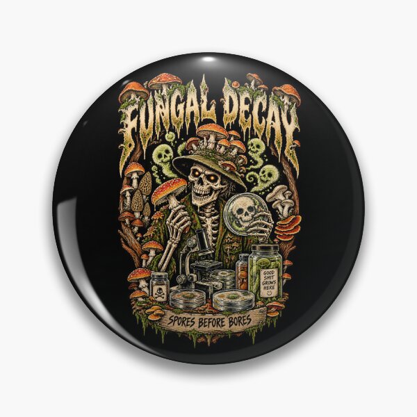 Item preview, Fungal Decay – Dark Mycology Skeleton Horror designed and sold by SidTastic .