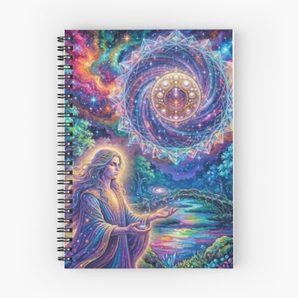 Item preview, Magical Forest and Cosmic Energy: The Union of Consciousness designed and sold by SodhaIqbalKasam.