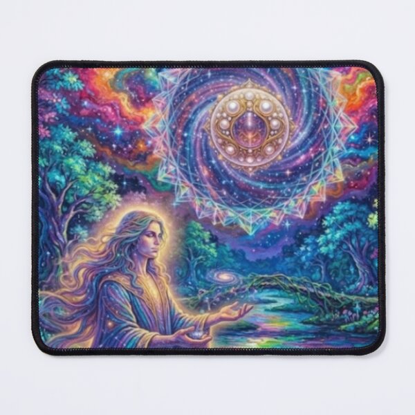 Item preview, Magical Forest and Cosmic Energy: The Union of Consciousness designed and sold by SodhaIqbalKasam.