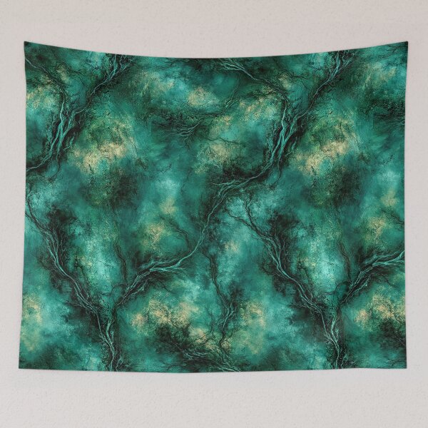 Item preview, Emerald Green Mineral Fibrous Texture Art designed and sold by Piotrek0001.