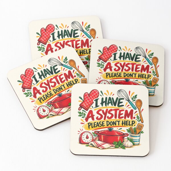 Item preview, I Have a System Please Don’t Help – Funny Cooking Apron designed and sold by astersgraphics.