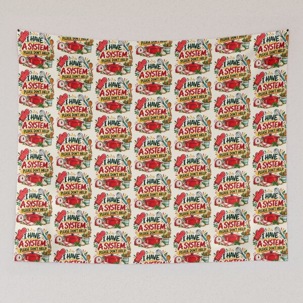 Item preview, I Have a System Please Don’t Help – Funny Cooking Apron designed and sold by astersgraphics.