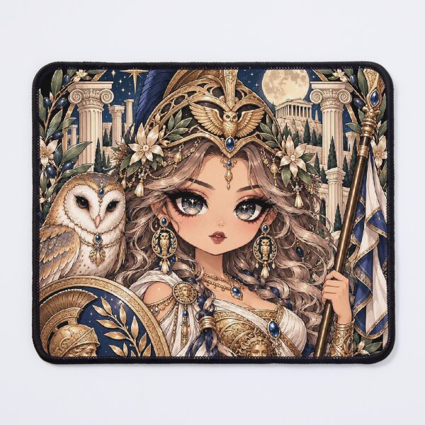Item preview, Gothic Chibi Goddess Athena designed and sold by Alcyone-Blue.