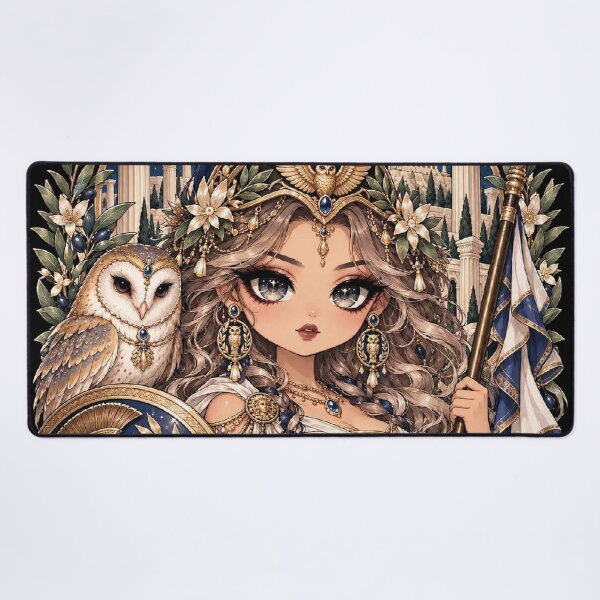 Item preview, Gothic Chibi Goddess Athena designed and sold by Alcyone-Blue.