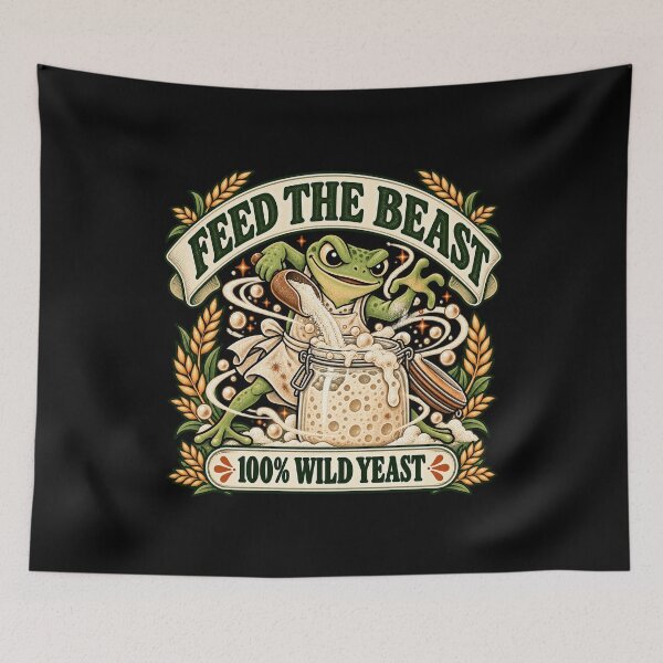 Item preview, Retro 90s Manga Sourdough Baker Feed The Beast Wild Yeast Graphic  Description: designed and sold by lamiarte.