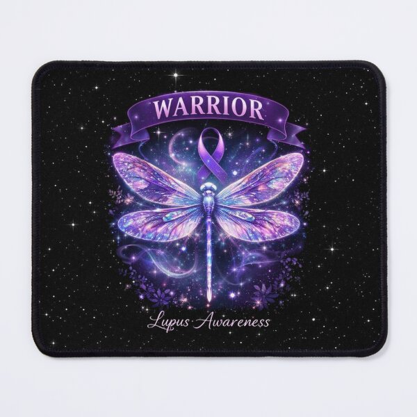 Item preview, Warrior - Lupus Awareness Dragonfly designed and sold by MysticOzzy.