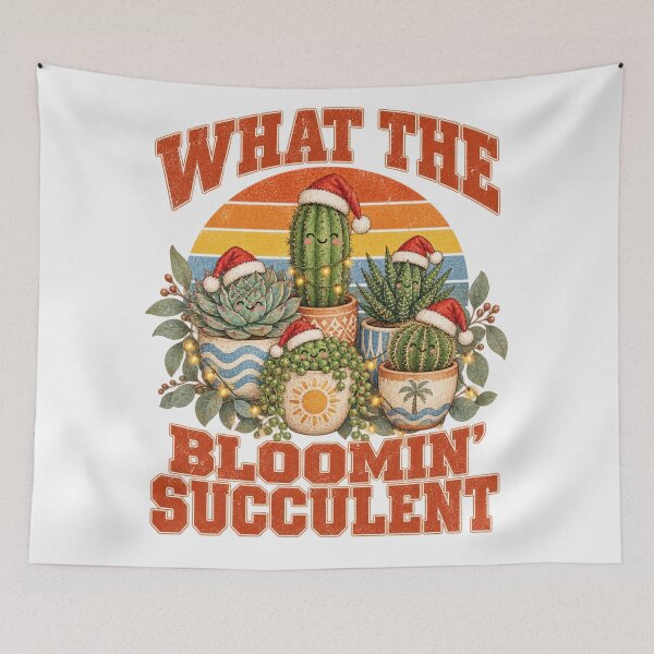 Item preview, What the Bloomin' Succulent Funny Xmas Plants Christmas Auatralia designed and sold by Yellowriversss.