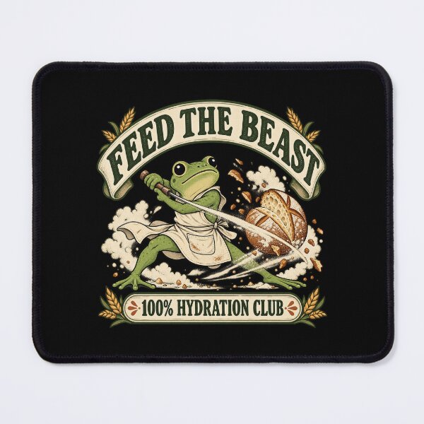 Item preview, Retro 90s Manga Sourdough Baker Feed The Beast Wild Yeast Graphic Description: designed and sold by lamiarte.