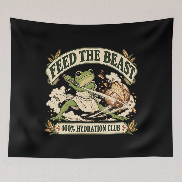 Item preview, Retro 90s Manga Sourdough Baker Feed The Beast Wild Yeast Graphic  Description: designed and sold by lamiarte.