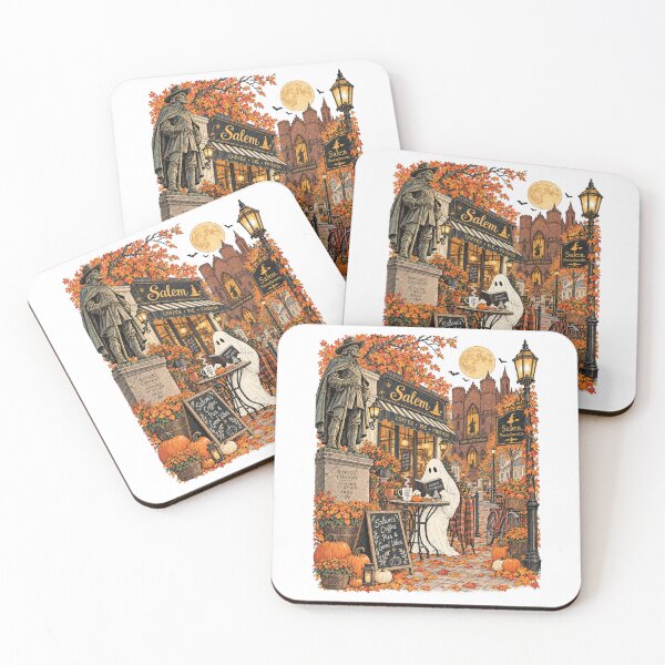 Item preview, Spooky Salem Autumn Coffee designed and sold by TeeARTHY.