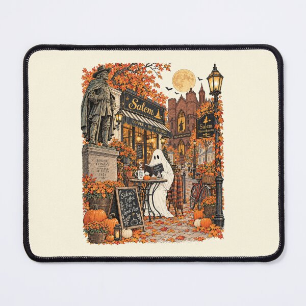 Item preview, Spooky Salem Autumn Coffee designed and sold by TeeARTHY.