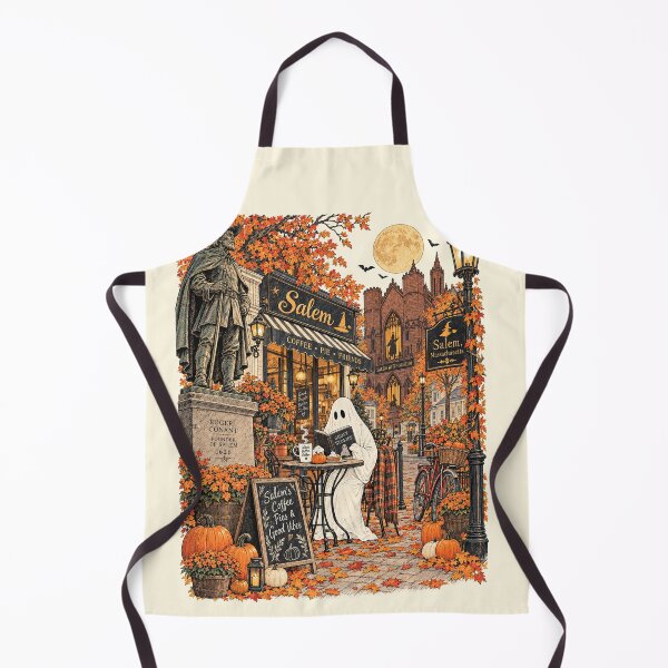 Item preview, Spooky Salem Autumn Coffee designed and sold by TeeARTHY.