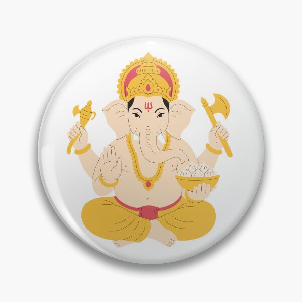 Item preview, Lord Ganesha sitting in a meditative pose designed and sold by AllaMashycheva.