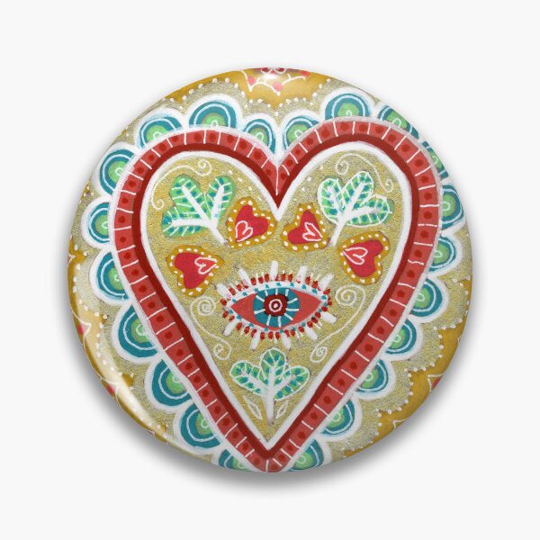 Item preview, Mexican Sacred Heart Evil Eye Milagro  designed and sold by Fani*.