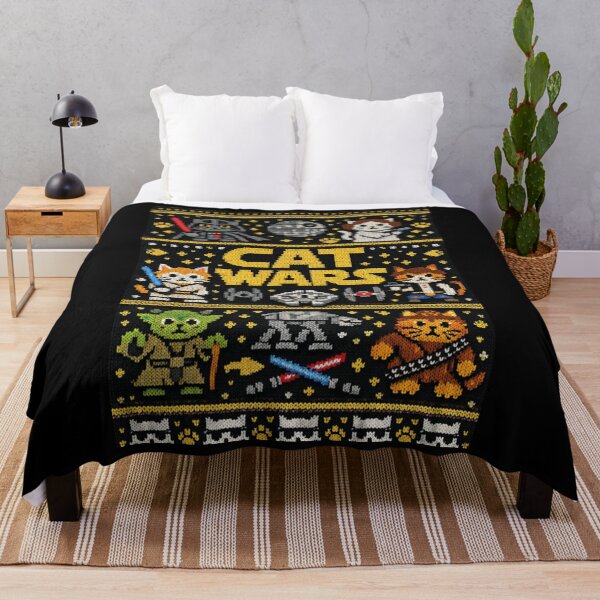 Item preview, Cat Wars – A hilarious cat space adventure in ugly Christmas sweater style   designed and sold by Norwoodgo.