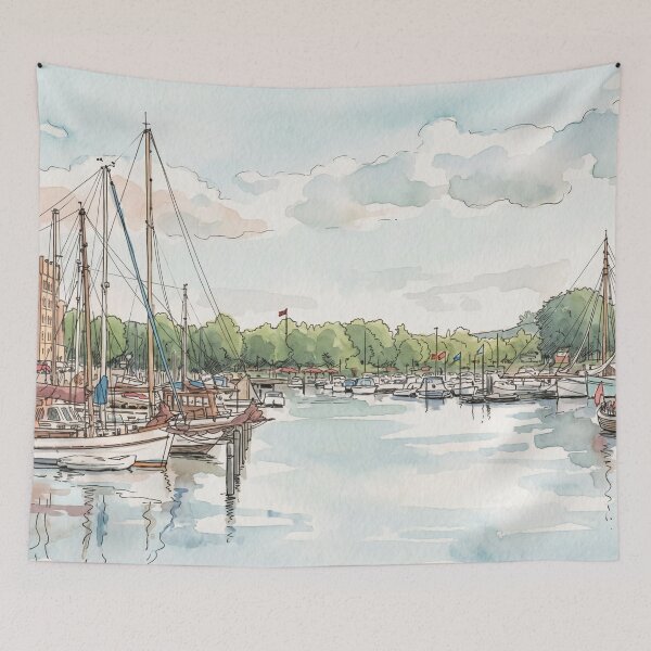 Item preview, Eckernförde Harbor designed and sold by sid1802.