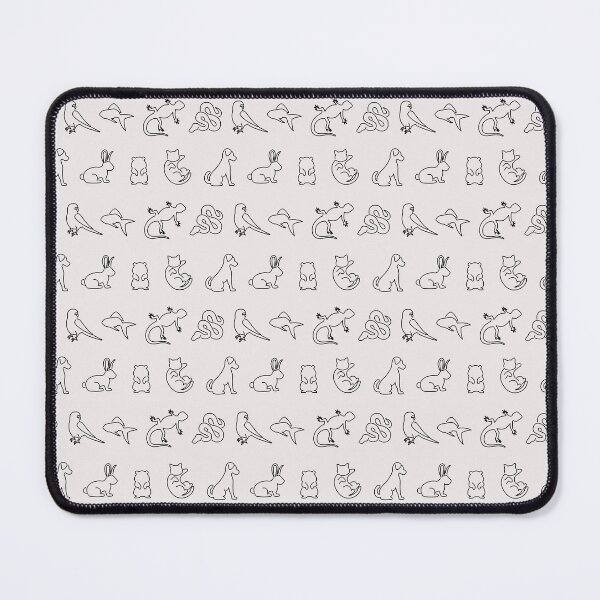 Item preview, Simple Line Pet Pattern designed and sold by AshfulArt.