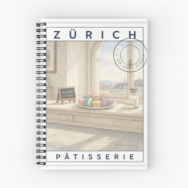 Item preview, Zurich Luxemburgerli Pâtisserie — Swiss Dessert Art designed and sold by stickercuffs.