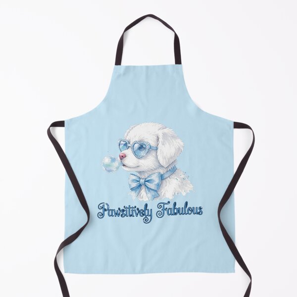 Item preview, Pawsitively Fabulous - Cute White Dog With Blue Sunglasses - Dog Lover designed and sold by Vibe-Vary.