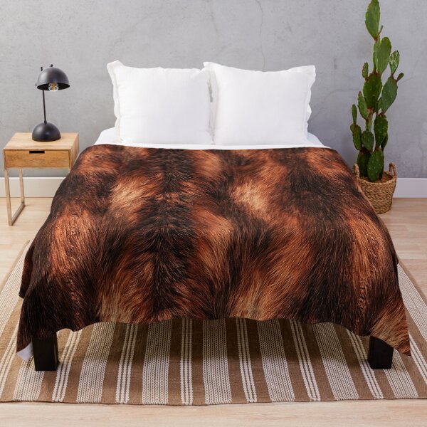 Item preview, Cozy Auburn Faux Fur Fibrous Texture designed and sold by Piotrek0001.