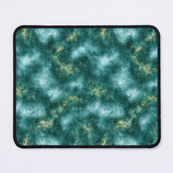 Item preview, Teal and Gold Organic Fibrous Pattern designed and sold by Piotrek0001.