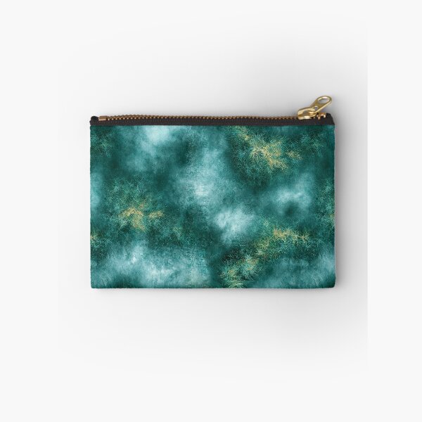 Item preview, Teal and Gold Organic Fibrous Pattern designed and sold by Piotrek0001.