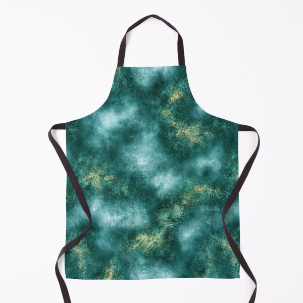 Item preview, Teal and Gold Organic Fibrous Pattern designed and sold by Piotrek0001.