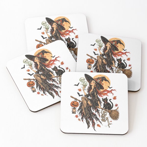 Item preview, Vintage Witch Halloween Ride designed and sold by TeeARTHY.