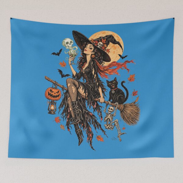 Item preview, Vintage Witch Halloween Ride designed and sold by TeeARTHY.