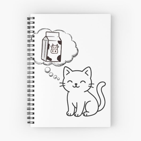 Item preview, Cute Cat Dreaming of Milk designed and sold by Eshopss.