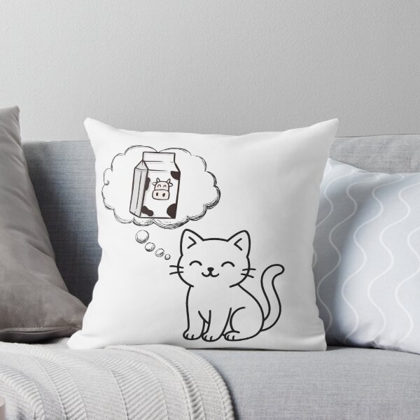 Item preview, Cute Cat Dreaming of Milk designed and sold by Eshopss.