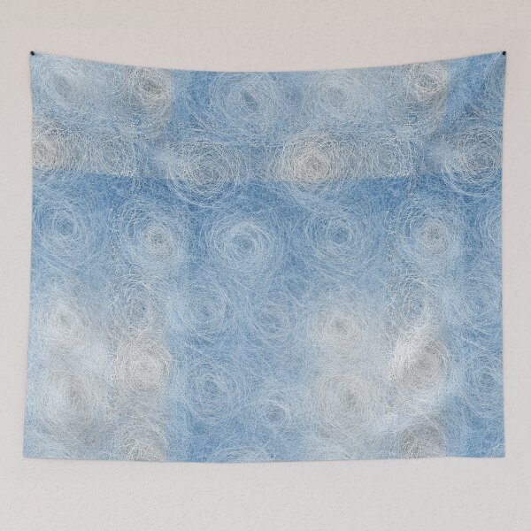 Item preview, Soft Sky Blue Swirling Wool Texture designed and sold by Piotrek0001.