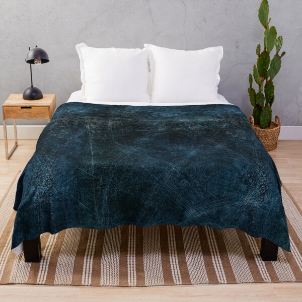 Item preview, Denim Blue Brushed Linen Thread Texture designed and sold by Piotrek0001.