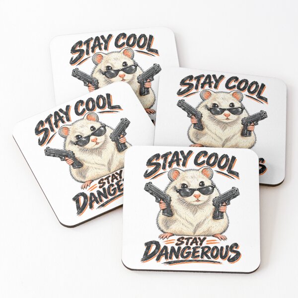 Item preview, Stay Cool Dangerous Hamster designed and sold by TeeARTHY.