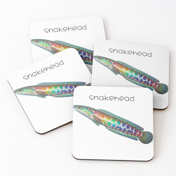 Item preview, Snakehead Rainbow Fish designed and sold by picklesnake.