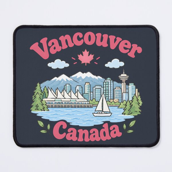 Item preview, Vancouver Canada Cute Pink Kawaii City designed and sold by HowToCanadian.