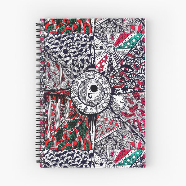 Item preview, Red & black psychedelic compass designed and sold by HKcreationsworld.