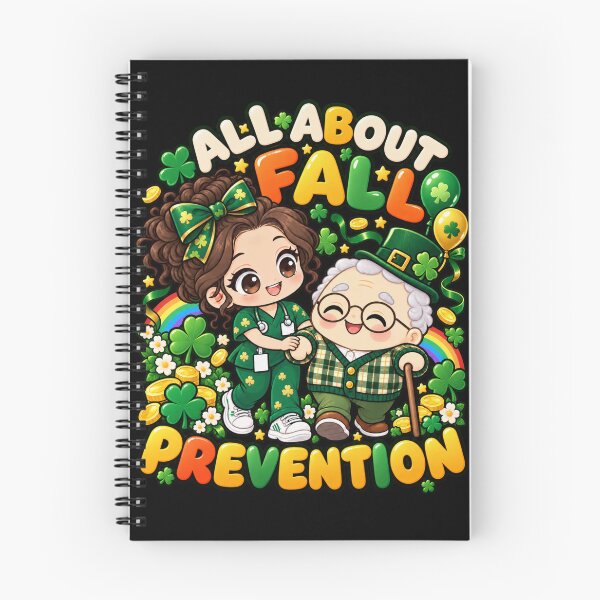 Item preview, All About Fall Prevention St Patrick’s Day Caregiver Humor designed and sold by AmiGraph.