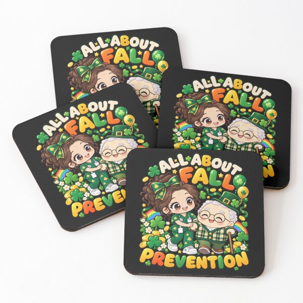 Item preview, All About Fall Prevention St Patrick’s Day Caregiver Humor designed and sold by AmiGraph.