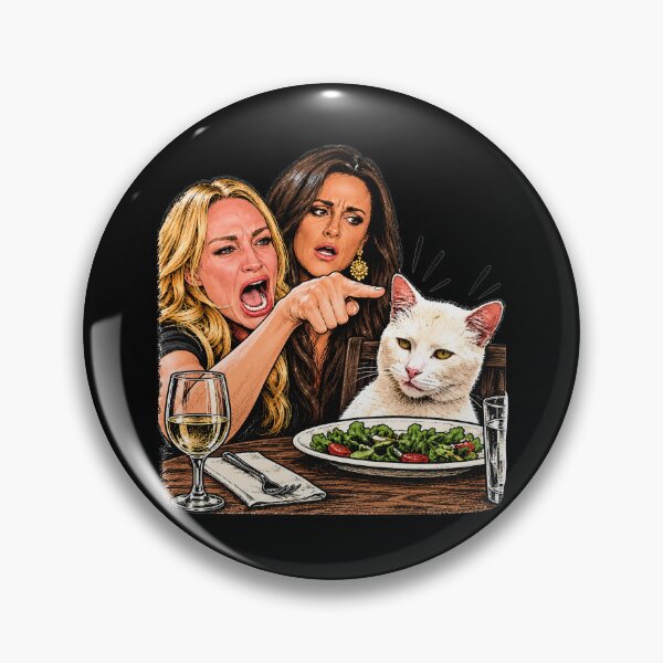 Item preview, Woman Yelling At Cat Meme designed and sold by TeeARTHY.