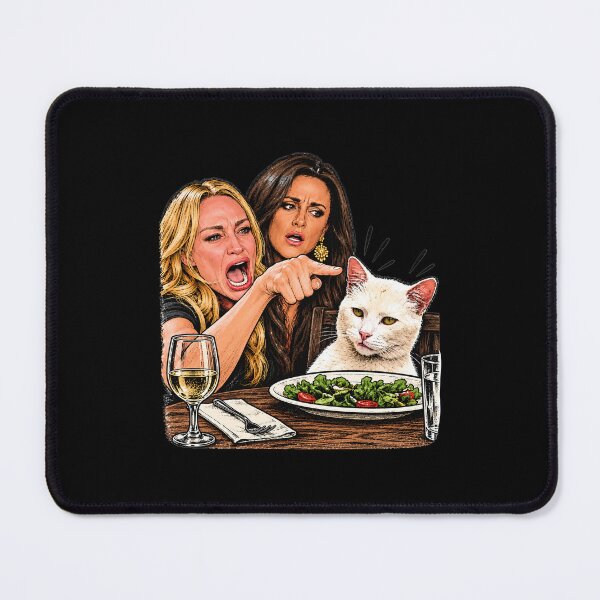 Item preview, Woman Yelling At Cat Meme designed and sold by TeeARTHY.