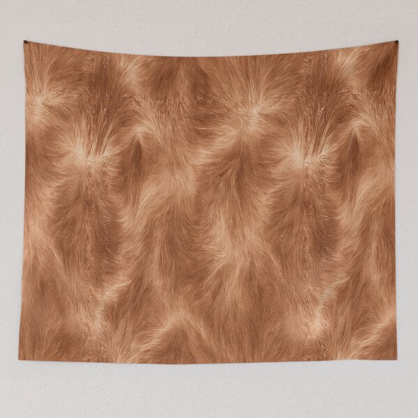 Item preview, Terracotta Copper Brushed Fur Fiber Art designed and sold by Piotrek0001.