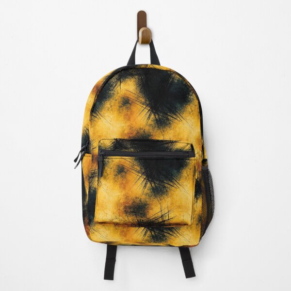 Item preview, Abstract Yellow and Charcoal Scratch Art designed and sold by Piotrek0001.
