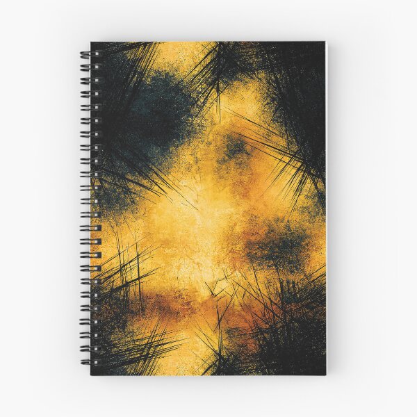 Item preview, Abstract Yellow and Charcoal Scratch Art designed and sold by Piotrek0001.