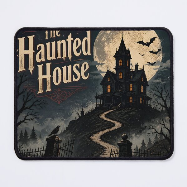 Item preview, The Haunted House — Moonlit Landscape designed and sold by KristenosNehk.