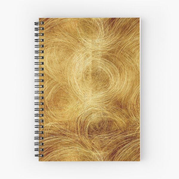 Item preview, Swirling Golden Silk Hair Fiber Abstract designed and sold by Piotrek0001.
