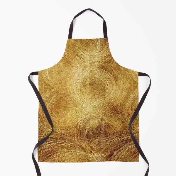 Item preview, Swirling Golden Silk Hair Fiber Abstract designed and sold by Piotrek0001.