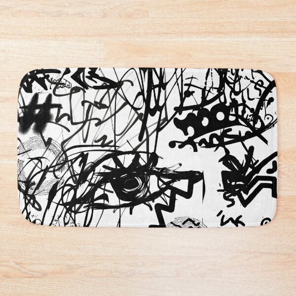 Item preview, Black Graffiti Art designed and sold by Swooncake Press.