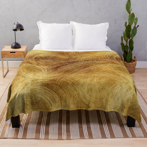 Item preview, Swirling Golden Silk Hair Fiber Abstract designed and sold by Piotrek0001.